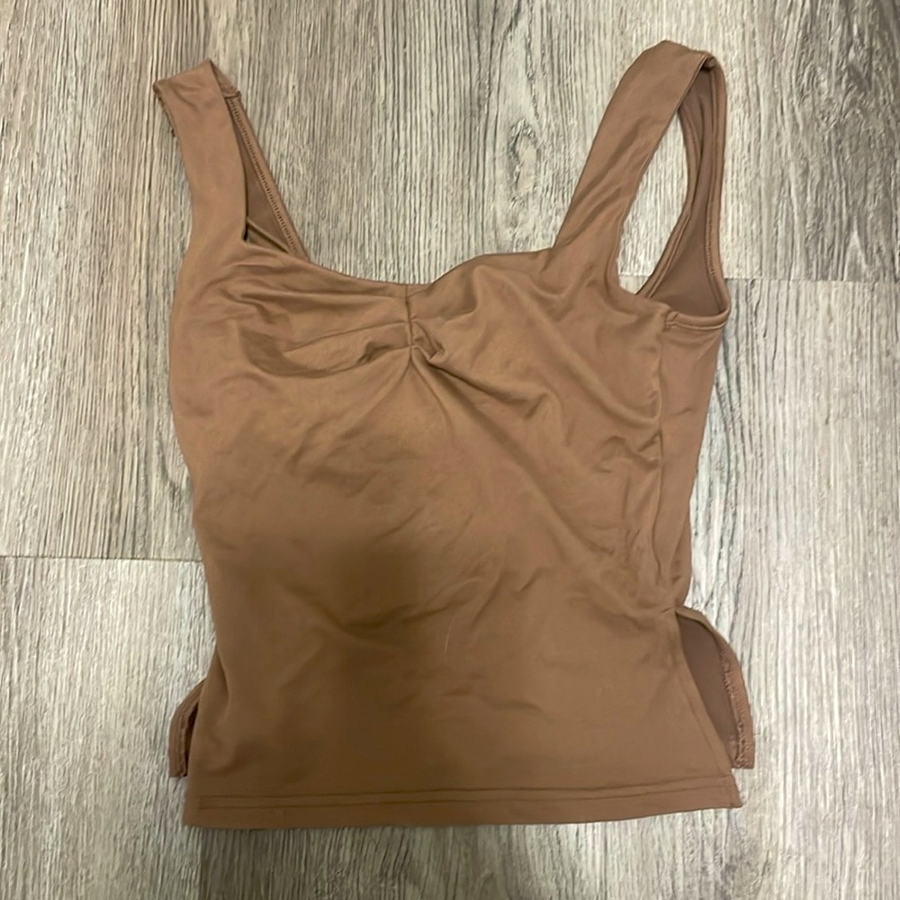 Shein Y2K Brown Tank